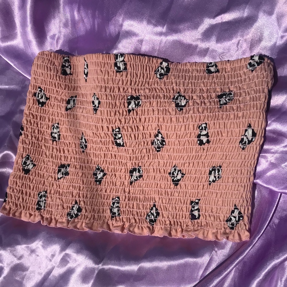 Strapless Crop Top